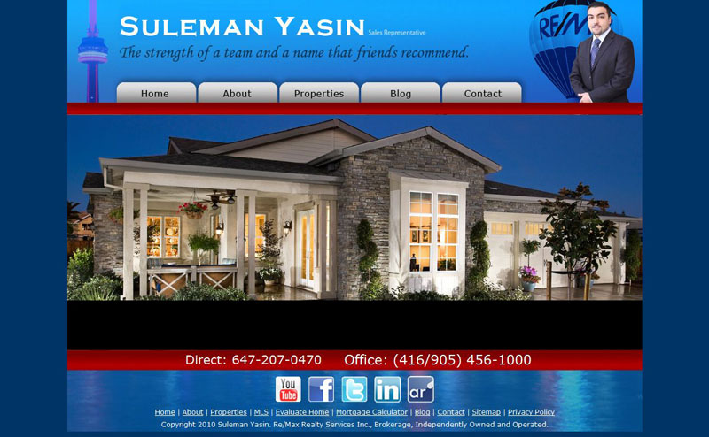 Remax Agent - Website design, devlopment